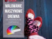 Malowanie maszynowe drewna