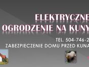 Sposób na odstraszenie kuny, tel. 504-746-203,Cena, Elektryczny pastuch, kuna