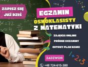 Zajęcia do egzaminu ósmoklasisty z MATEMATYKI! Korepetycje matematyka